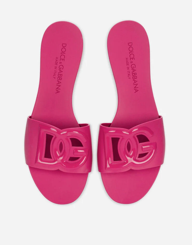 Dolce & Gabbana Rubber beachwear sliders