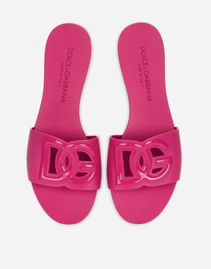 Dolce & Gabbana Rubber beachwear sliders