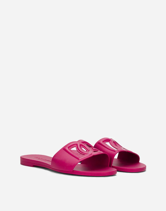 Dolce & Gabbana Rubber beachwear sliders